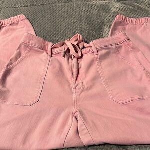 Judy Blue Light Pink Denim Joggers